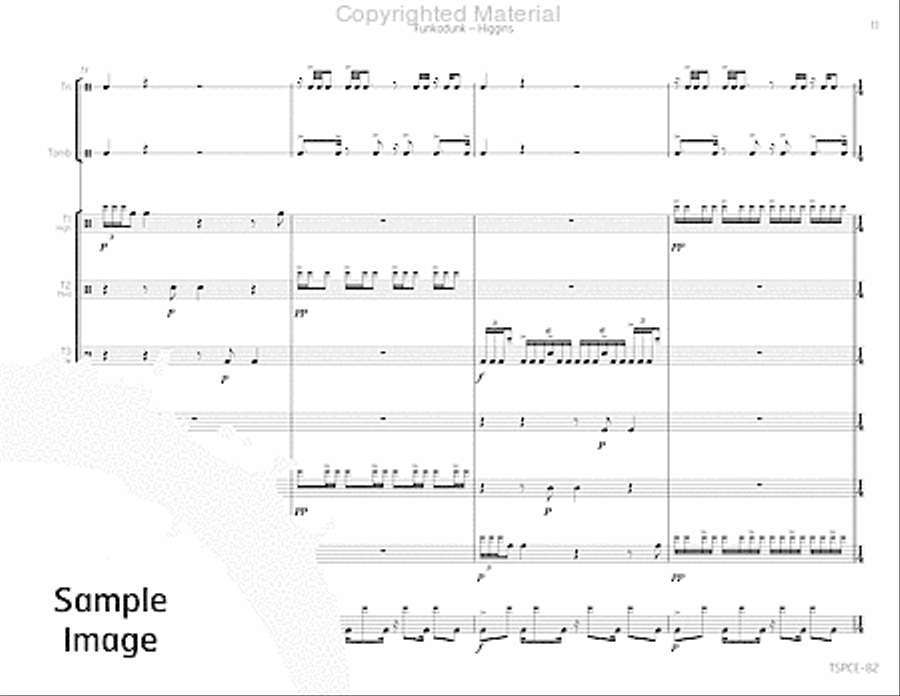 Funkadunk Percussion Ensemble scores gallery preview page 14