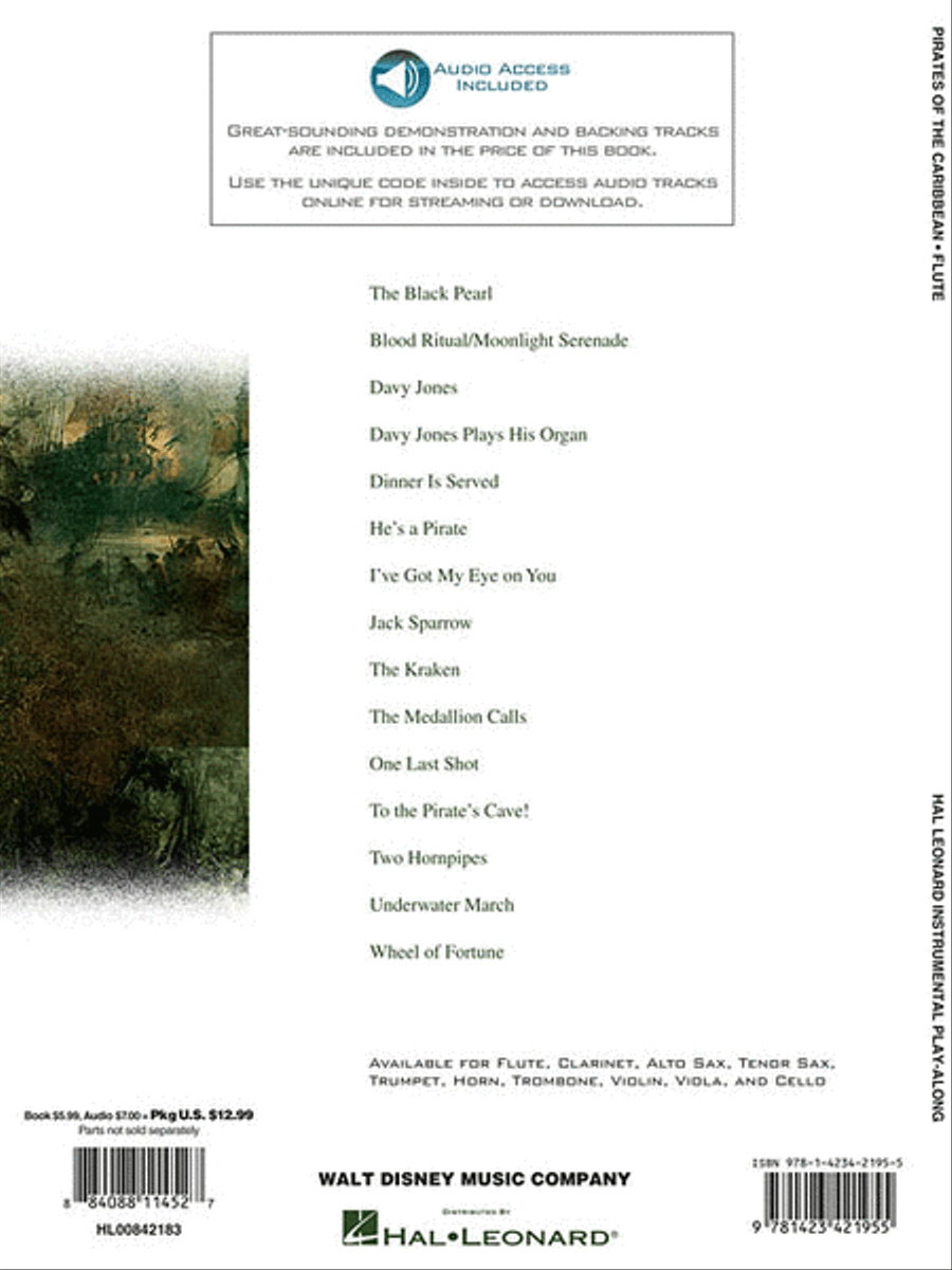 Pirates of the Caribbean Flute Solo scores gallery preview page 2