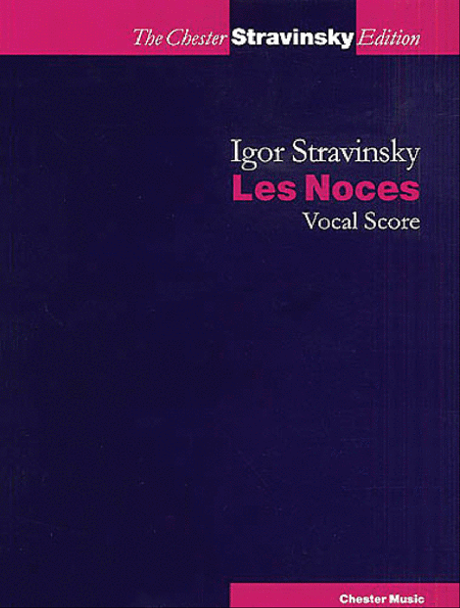 Les Noces Voice scores gallery preview page 1