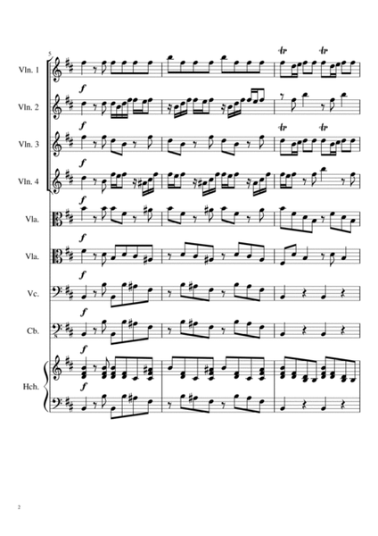 Vivaldi Concerto for 4 Violins and Cello in B minor, L'estro Armonico, Op. 3 No. 10 - RV580 I image number null