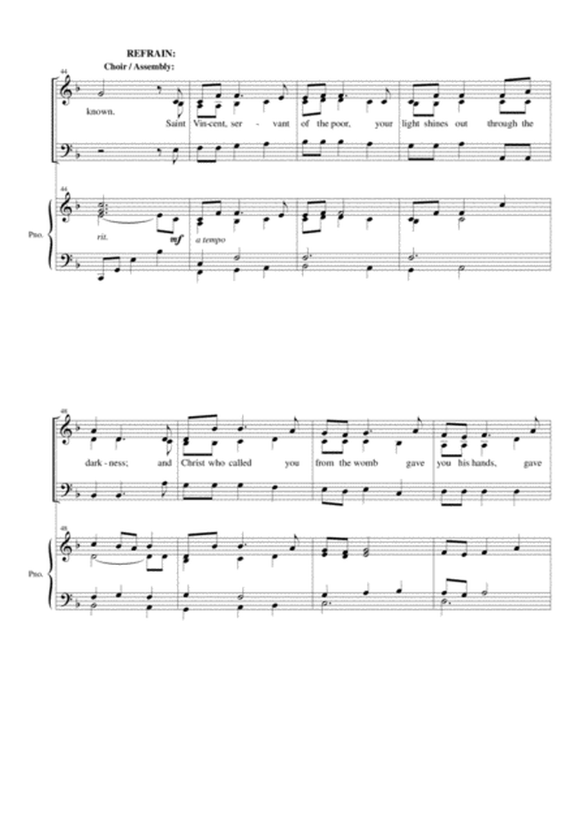 Hymn to Saint Vincent
