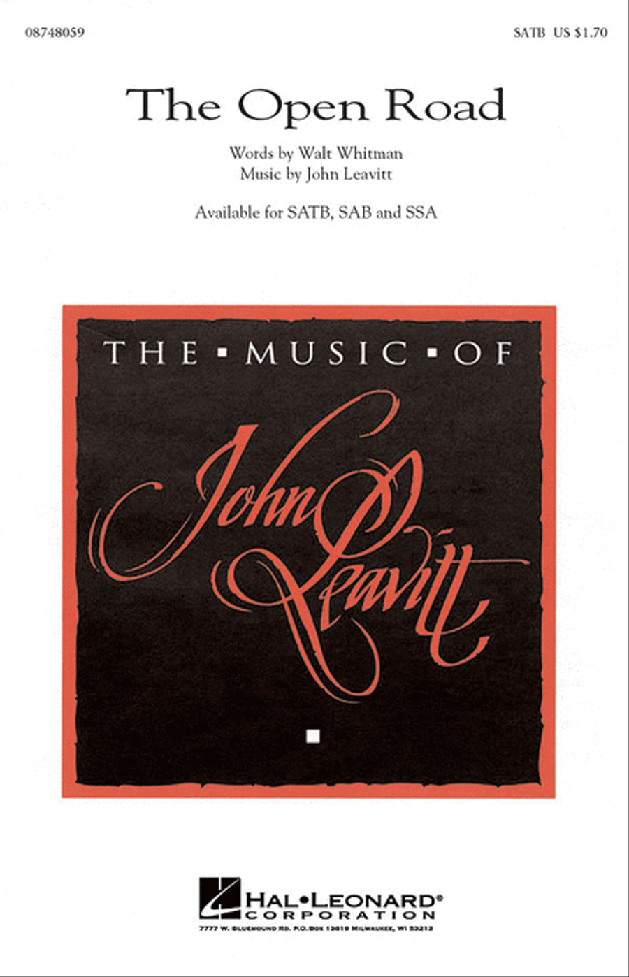 The Open Road 4-Part scores gallery preview page 1