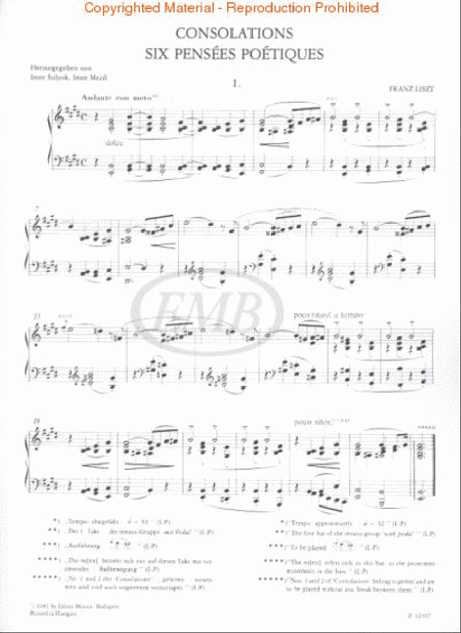 Consolations (First Version and Revised Version) and Madrigal Choir scores gallery preview page 2