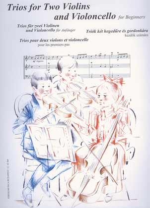 Book cover for Trios für zwei Violinen und Violoncello für Anfäng