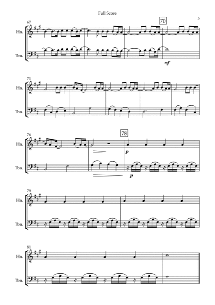 You Say Brass Duet scores gallery preview page 5