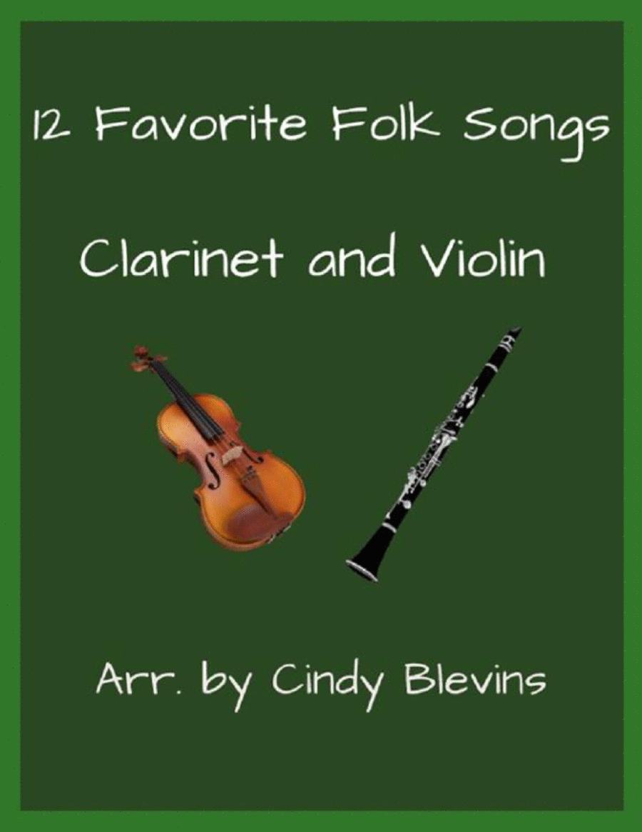 12 Favorite Folk Songs, Clarinet and Violin image number null