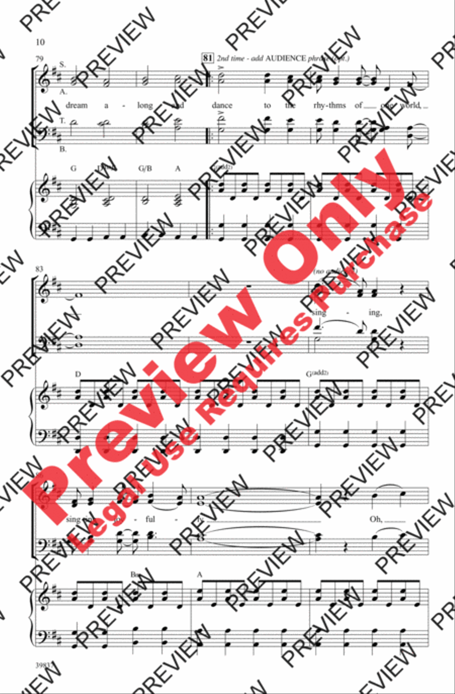 Rhythms of One World - SoundTrax CD (CD only) Choir scores gallery preview page 10