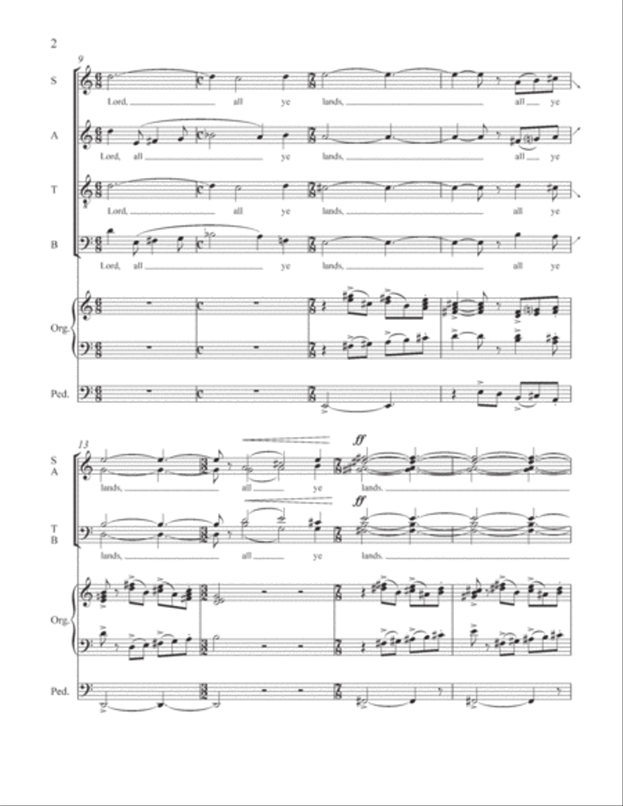 Psalm of Praise 4-Part scores gallery preview page 3