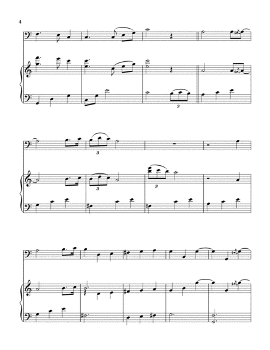 Piano Man Trombone Duet scores gallery preview page 5