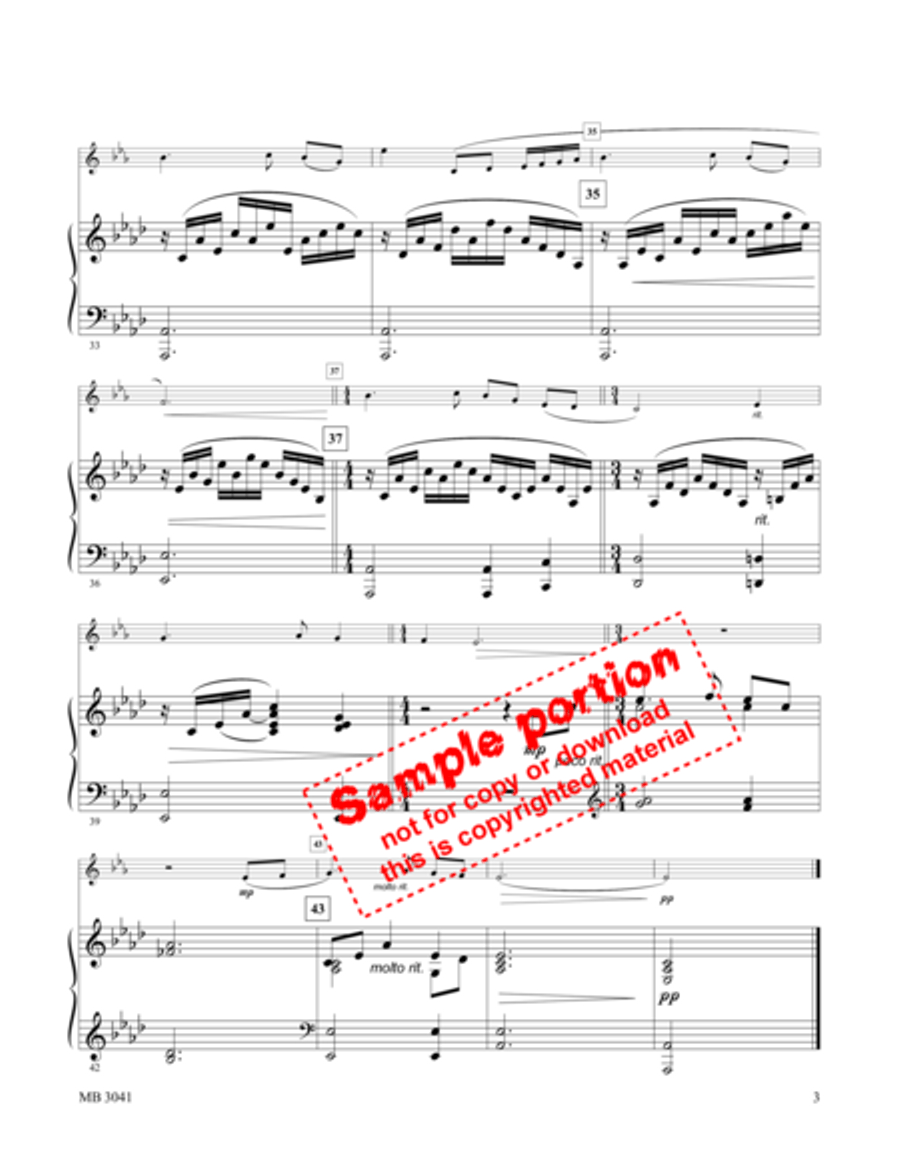 Jesus Paid It All Horn scores gallery preview page 3