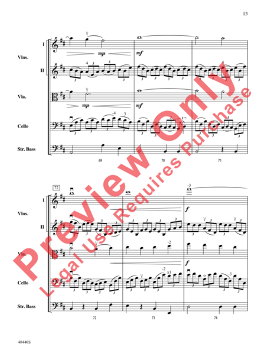 Apotheosis String Orchestra scores gallery preview page 14