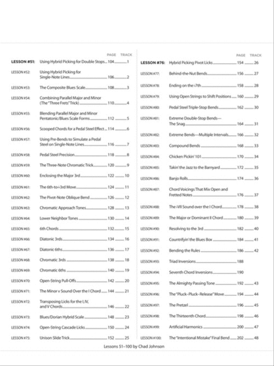 100 Country Lessons 100 Country Lessons Electric Guitar scores gallery preview page 3