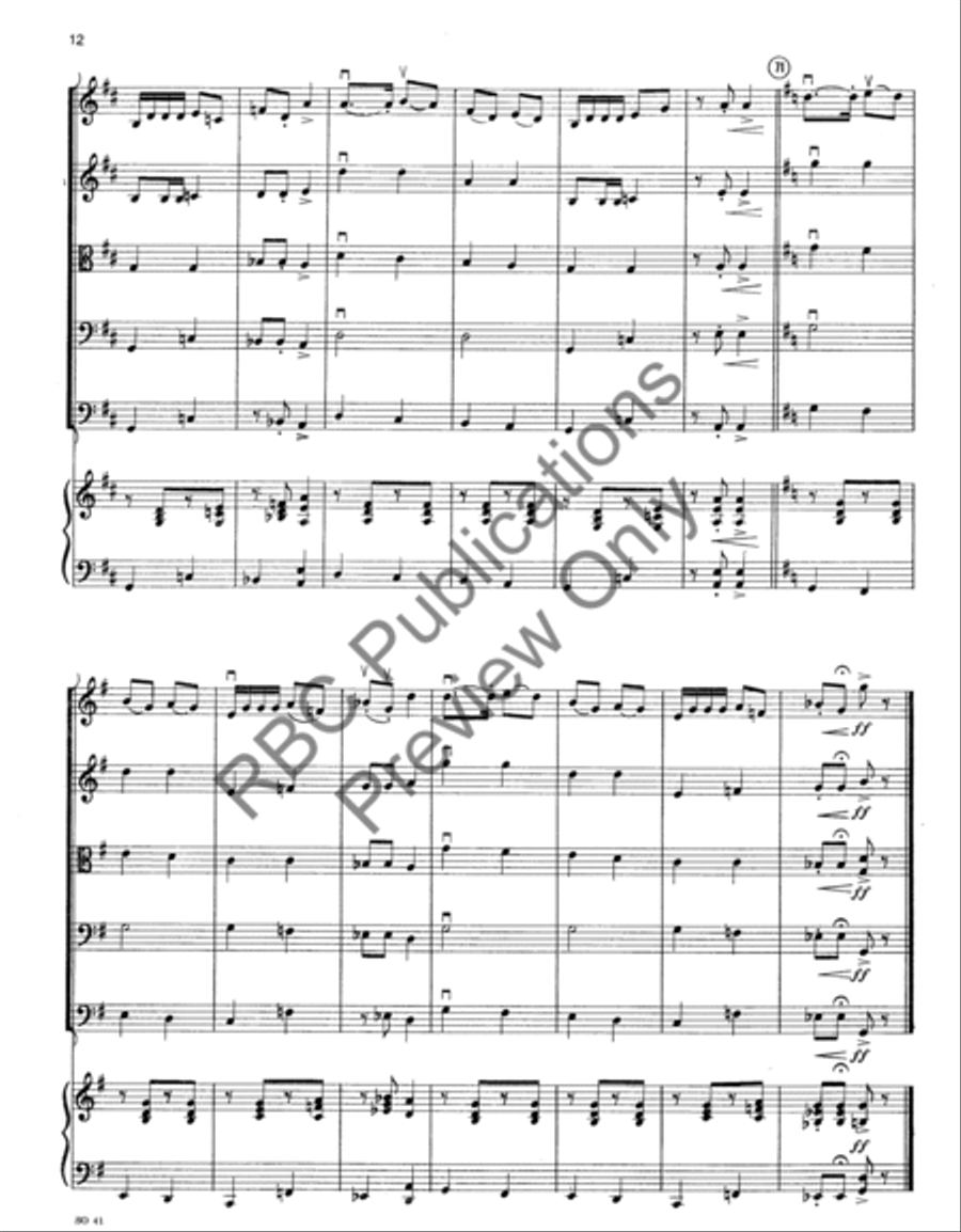 Colorado Suite Colorado Suite String Orchestra scores gallery preview page 15