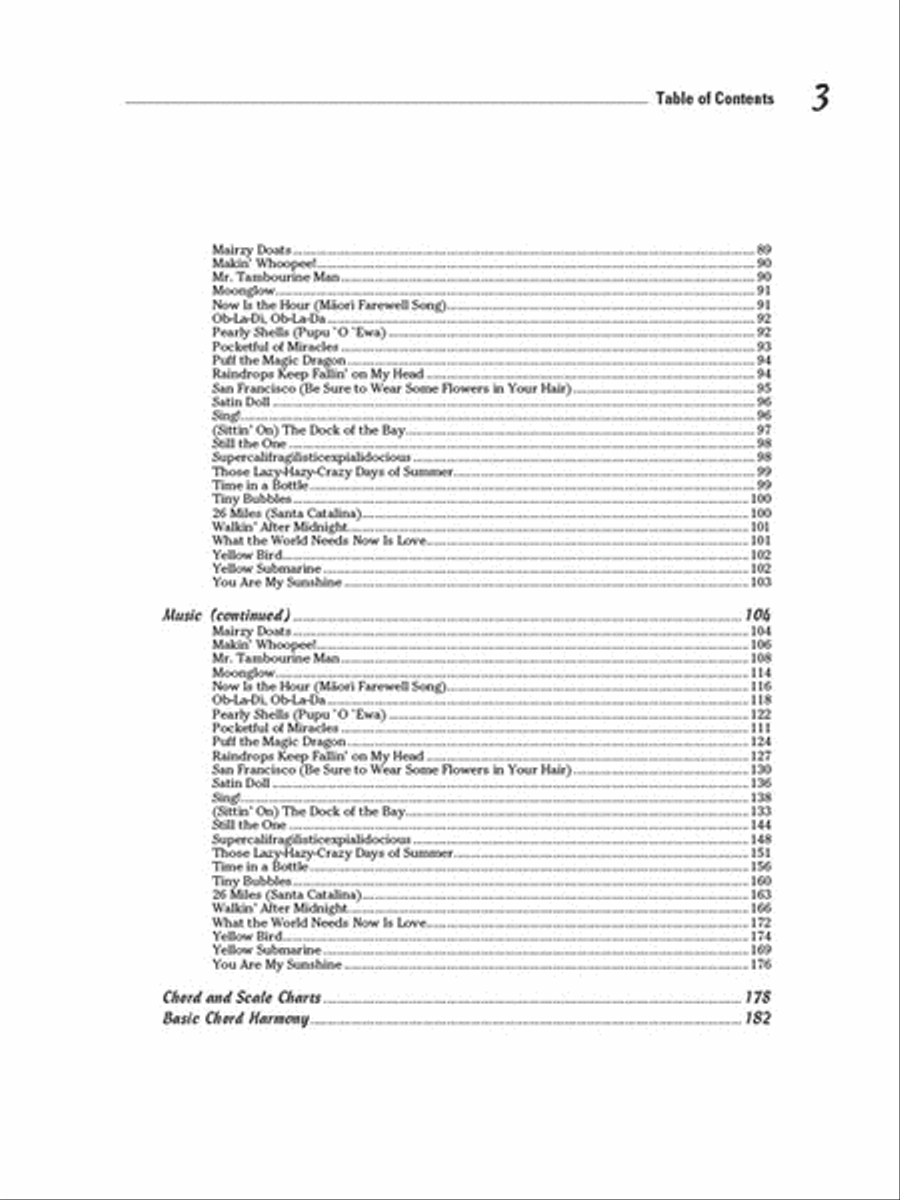 Ukulele Songs for Dummies Ukulele scores gallery preview page 3