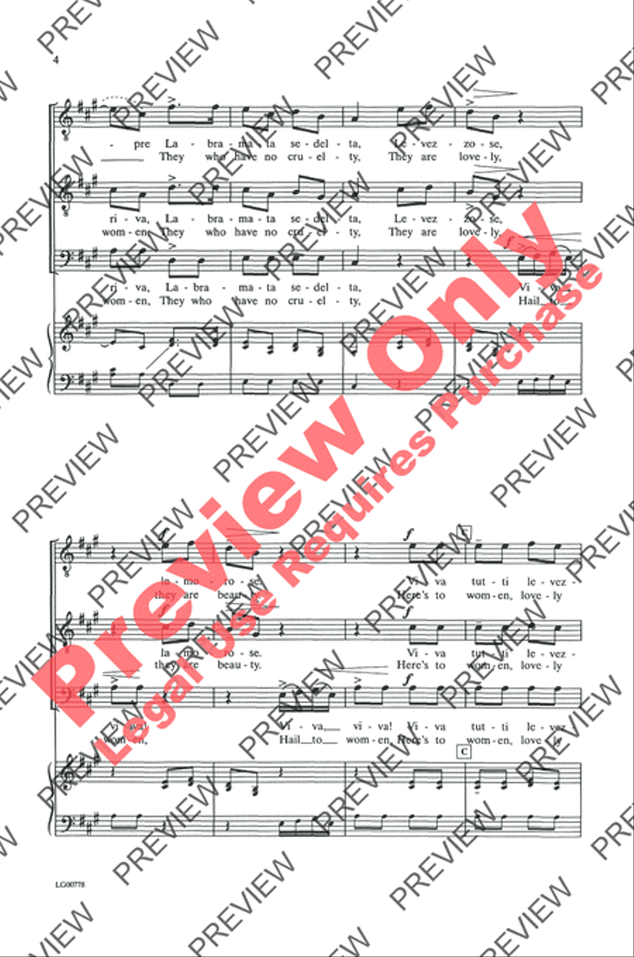 Viva Tutti Viva Tutti Men's Choir scores gallery preview page 4