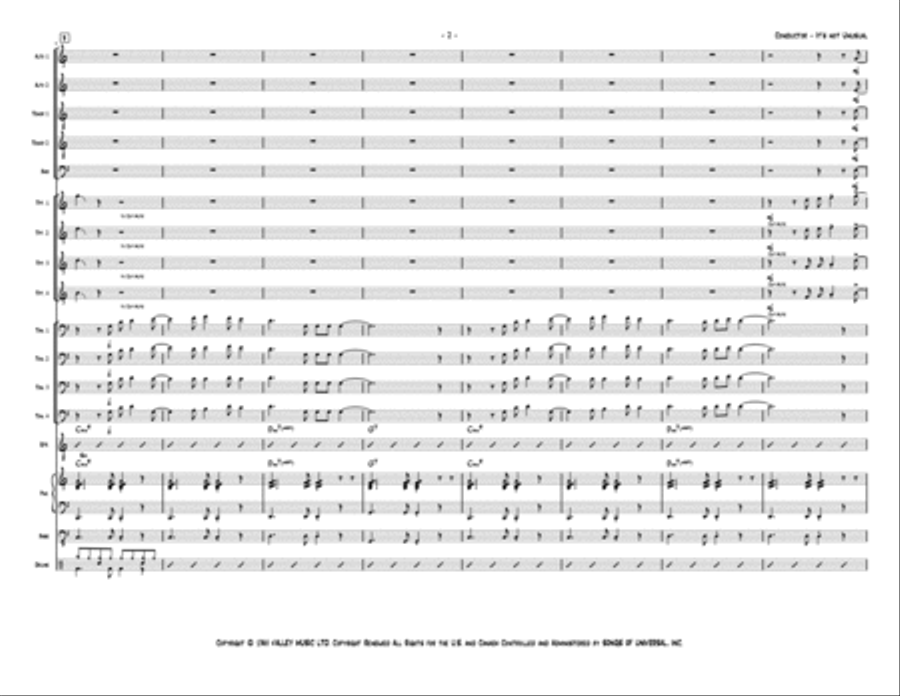 It's Not Unusual Jazz Ensemble scores gallery preview page 2