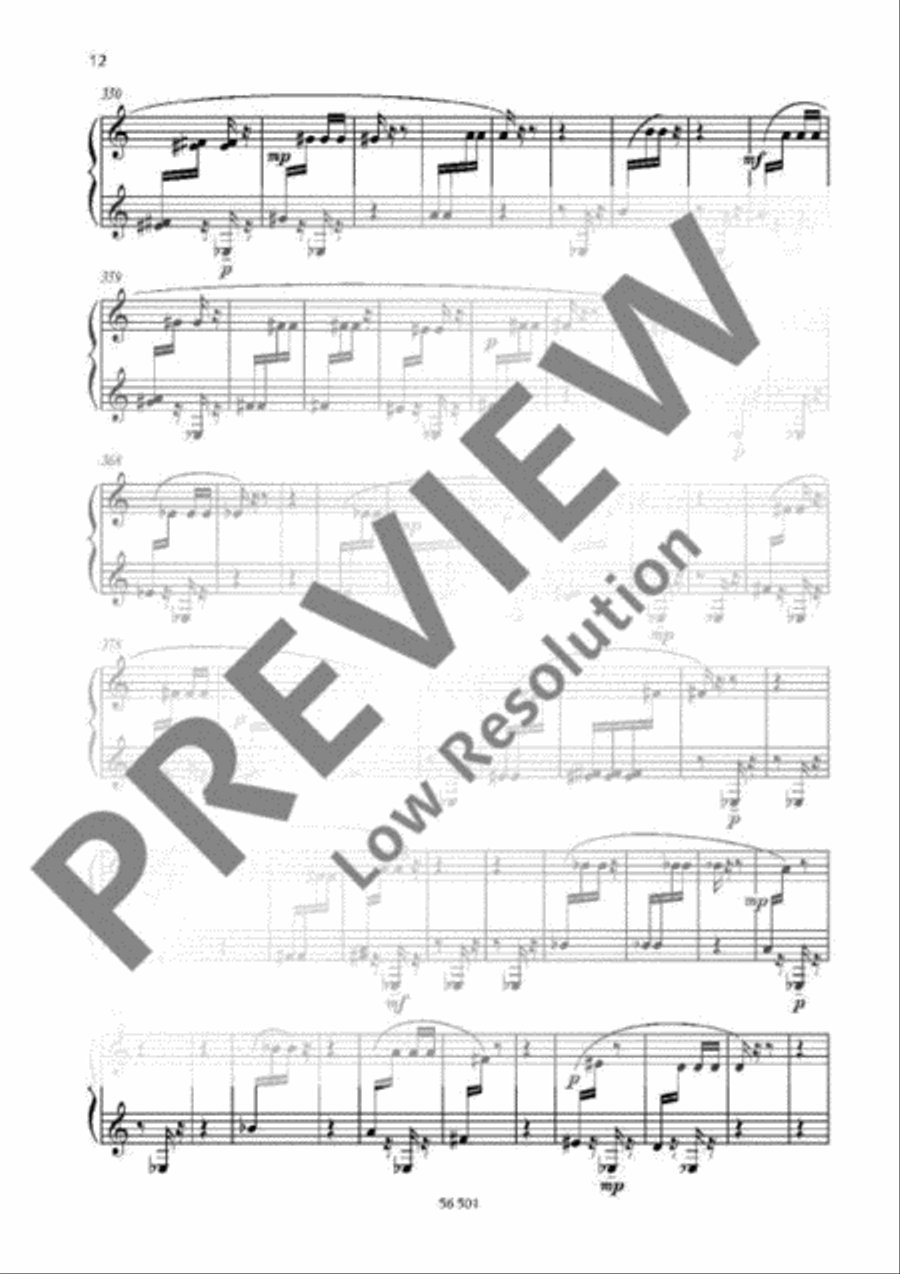 Whirling Udumbara I & II Piano Solo scores gallery preview page 8