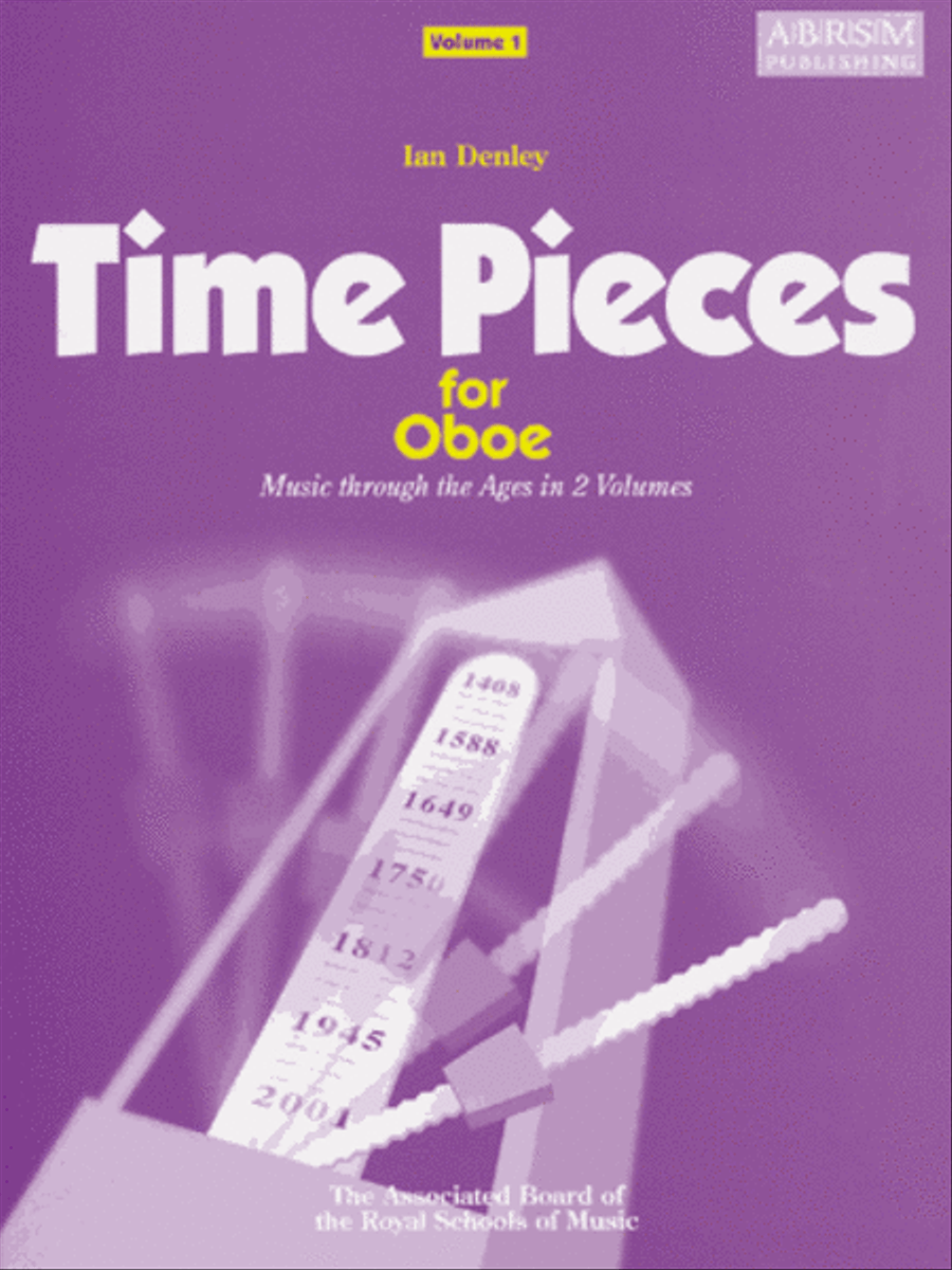 Time Pieces for Oboe, Volume 1 Piano Accompaniment scores gallery preview page 1