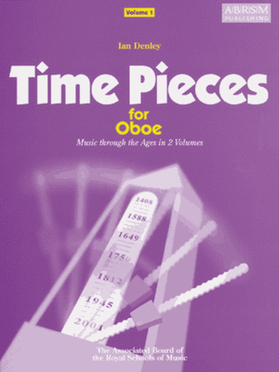 Book cover for Time Pieces for Oboe, Volume 1