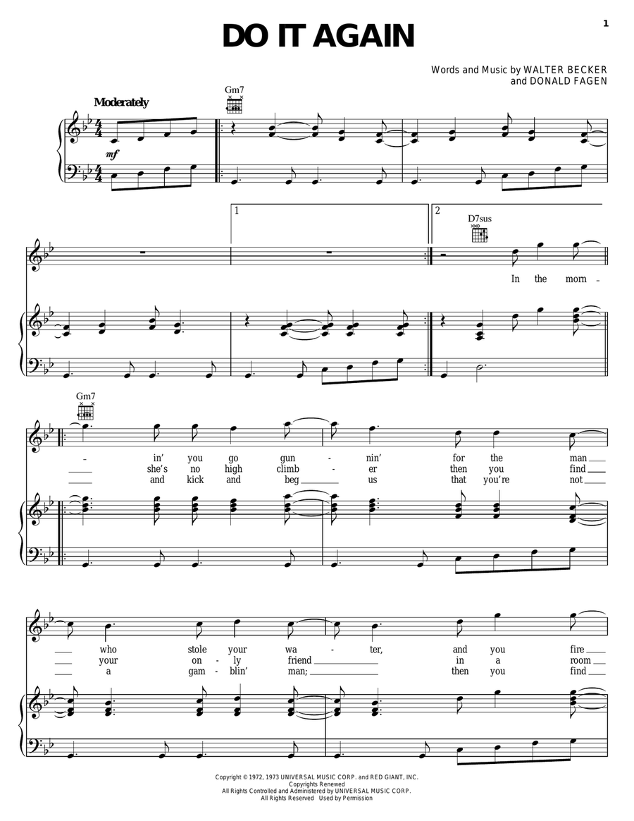 Do It Again Do It Again Acoustic Guitar scores gallery preview page 1