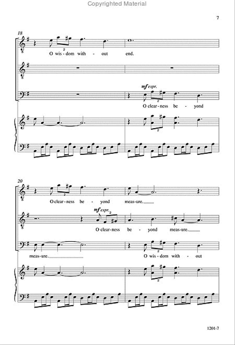 O Burning Mountain - TTB/TBB Octavo TTB scores gallery preview page 6