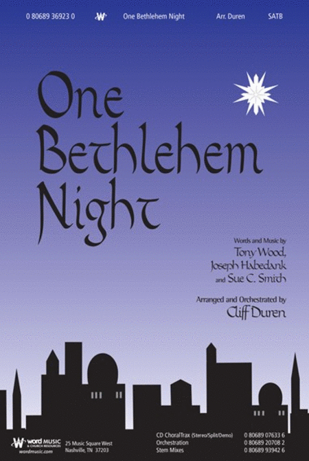 One Bethlehem Night - CD ChoralTrax