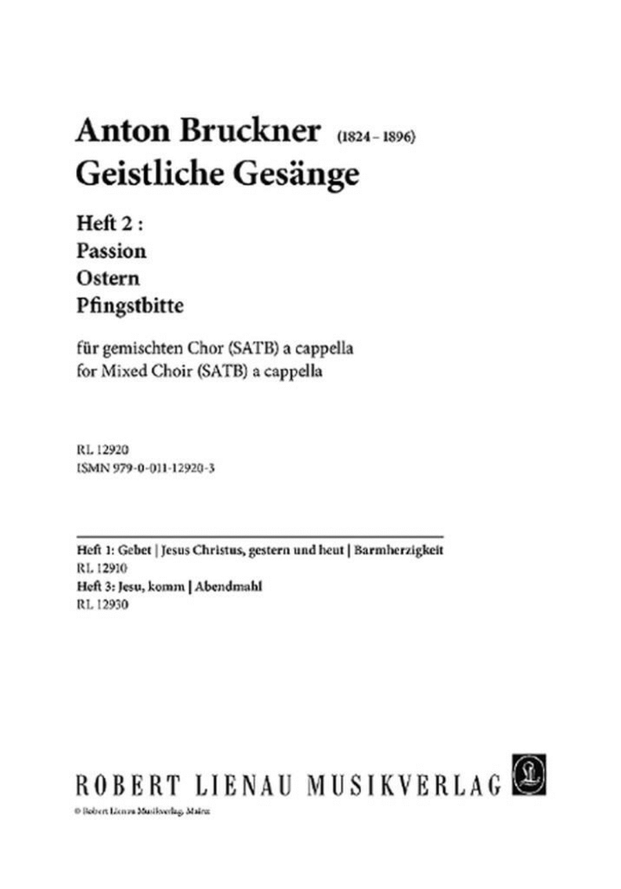 Geistliche Gesänge Heft 2 4-Part scores gallery preview page 1