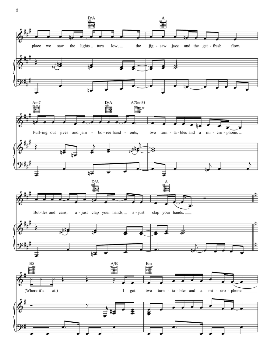 Where It's At Where It's At Acoustic Guitar scores gallery preview page 2