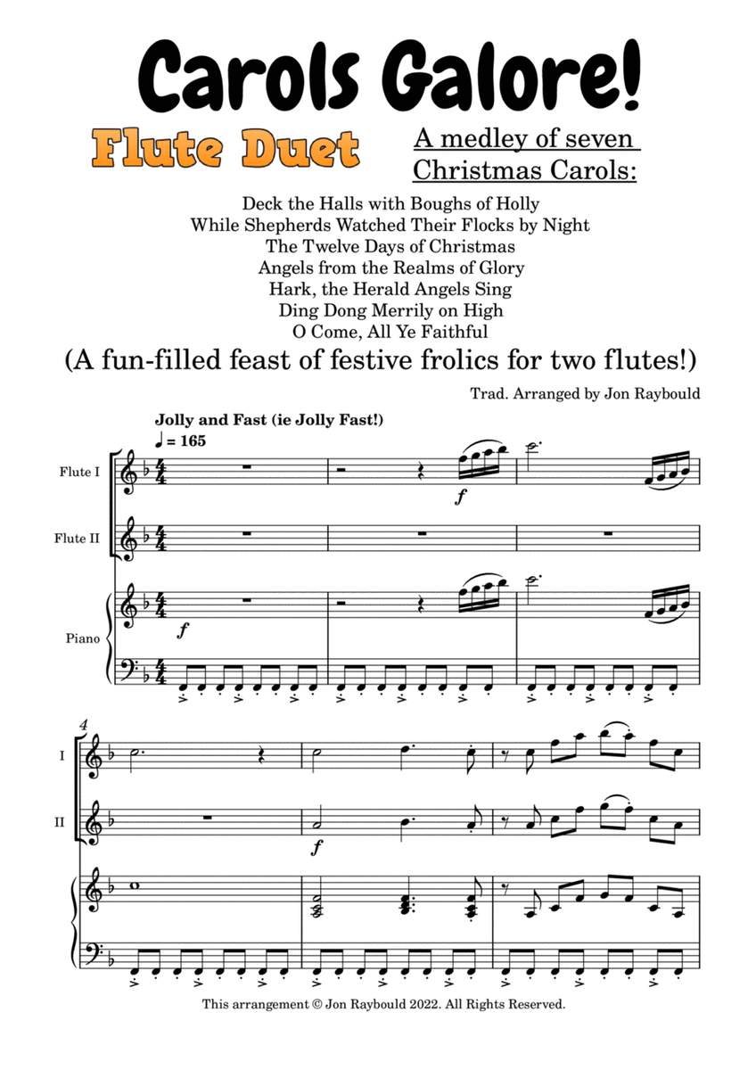 Carols Galore! (a medley of Christmas carols) image number null
