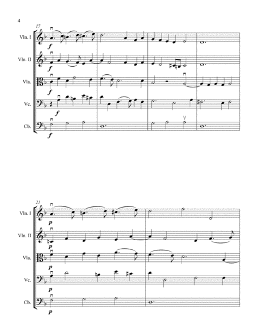 Galliarde String Orchestra scores gallery preview page 4