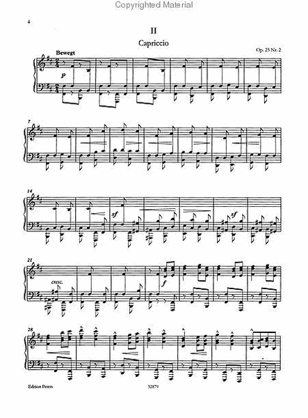 Piano Pieces Opp. 25, 37, 49, 68
