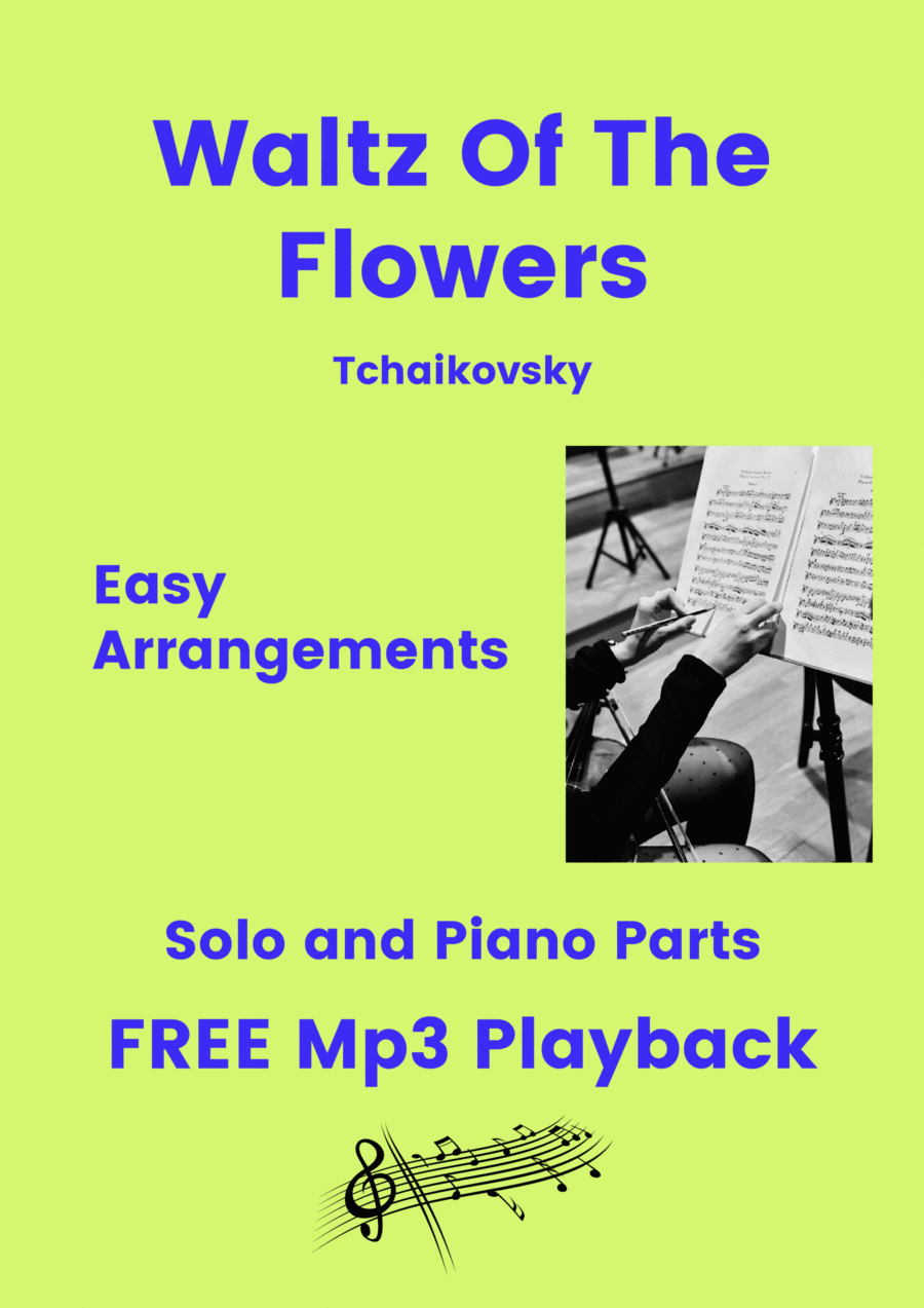 Waltz Of The Flowers (Tchaikovsky) - FREE Mp3 Playback + Solo and Piano Parts Violin Solo scores gallery preview page 1