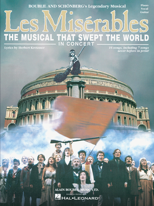Book cover for Les Misérables in Concert