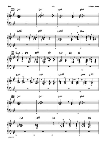 Up Jumped Spring: Piano Accompaniment