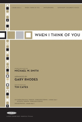 Book cover for When I Think of You - CD ChoralTrax
