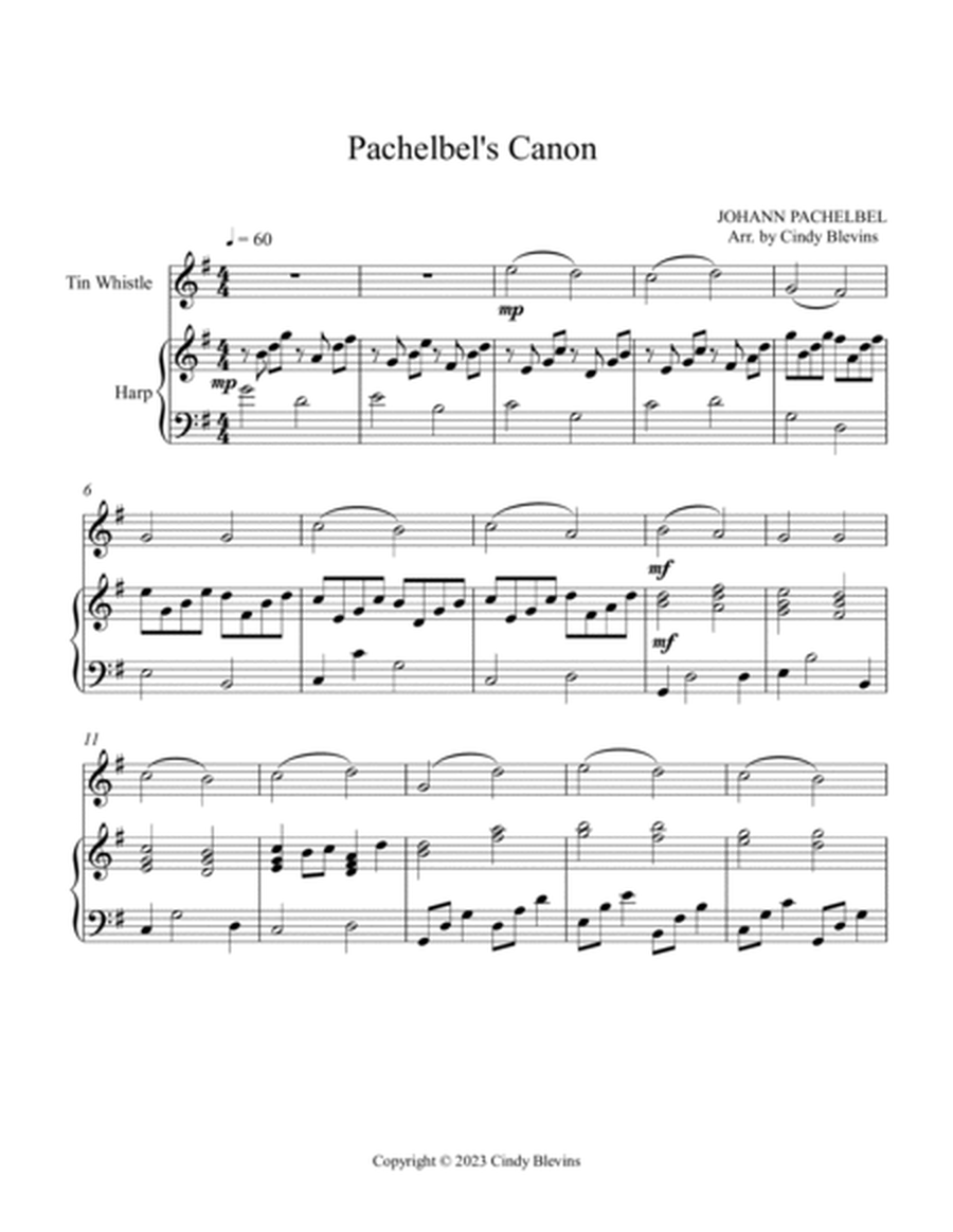 Pachelbel's Canon, Harp and Tin Whistle (D) image number null