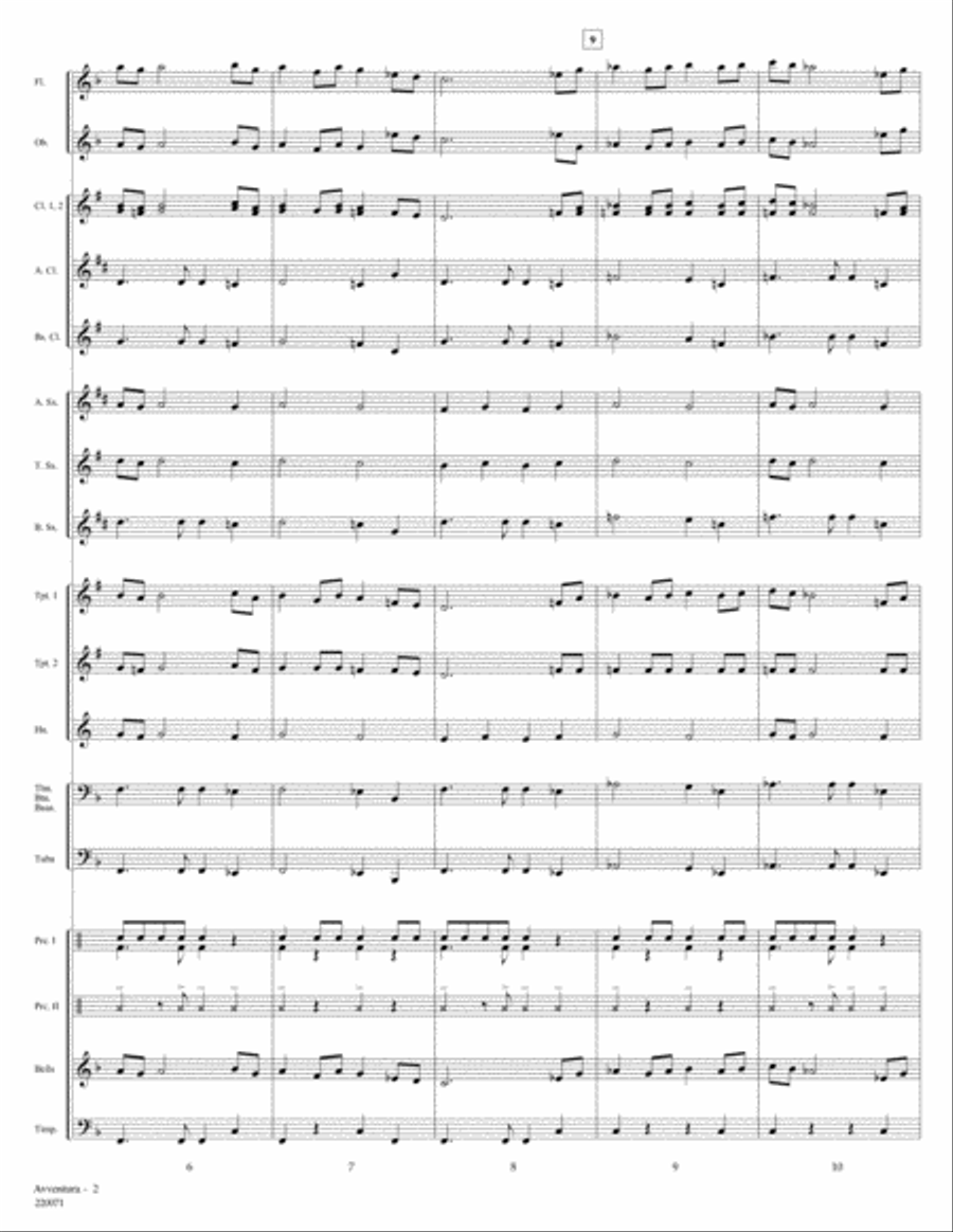 Avventura Concert Band scores gallery preview page 2