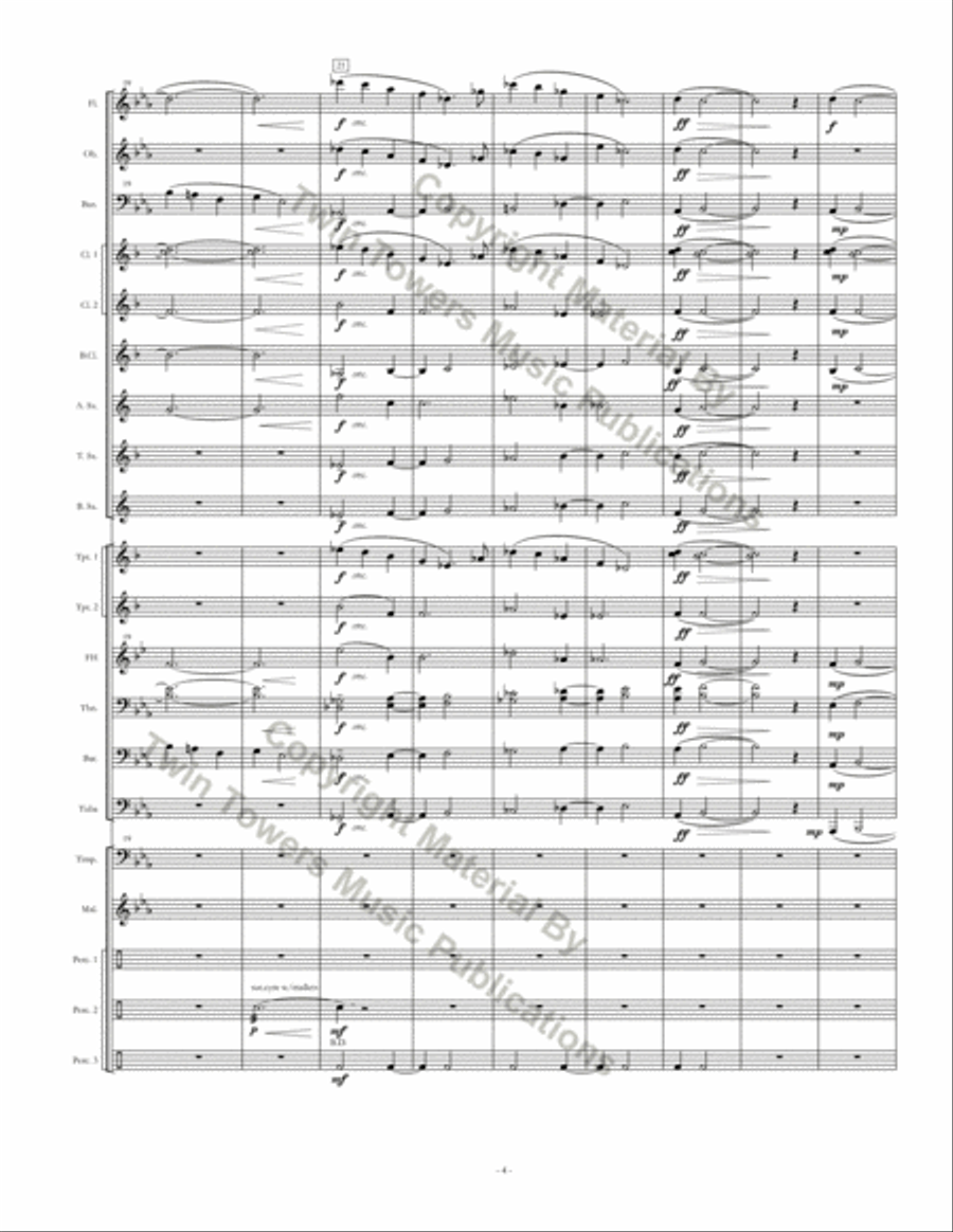 Monuments Monuments Concert Band scores gallery preview page 5