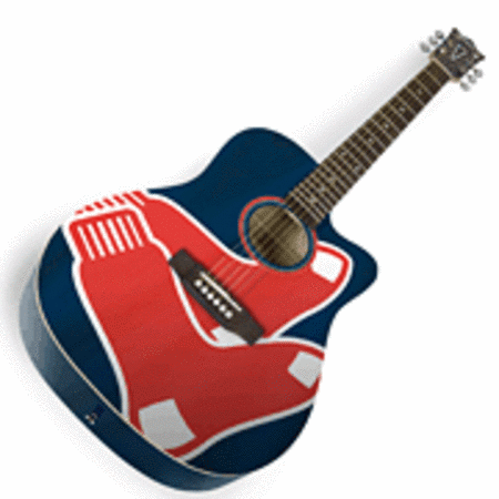 Boston Red Sox Acoustic Guitar