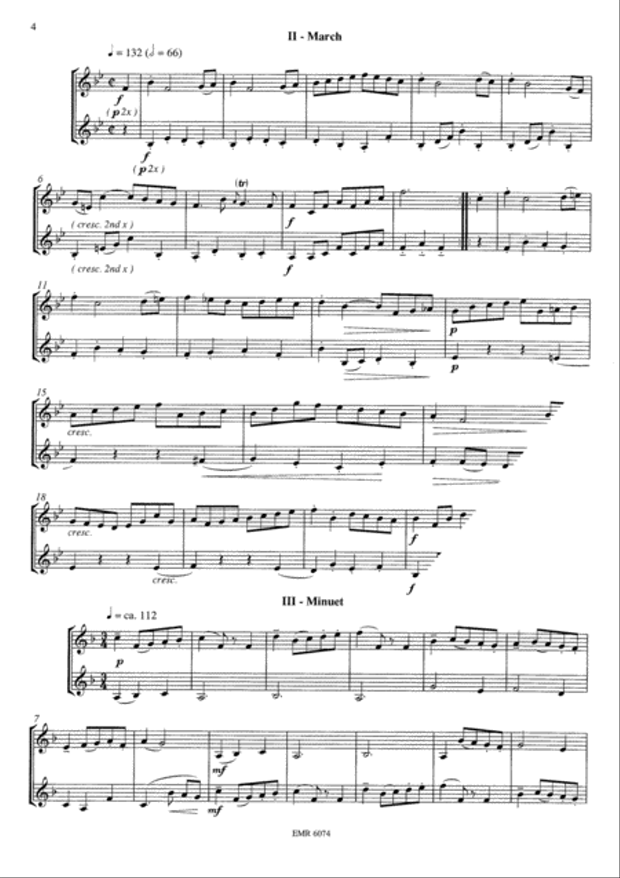 12 Duets Trumpet Duet scores gallery preview page 4