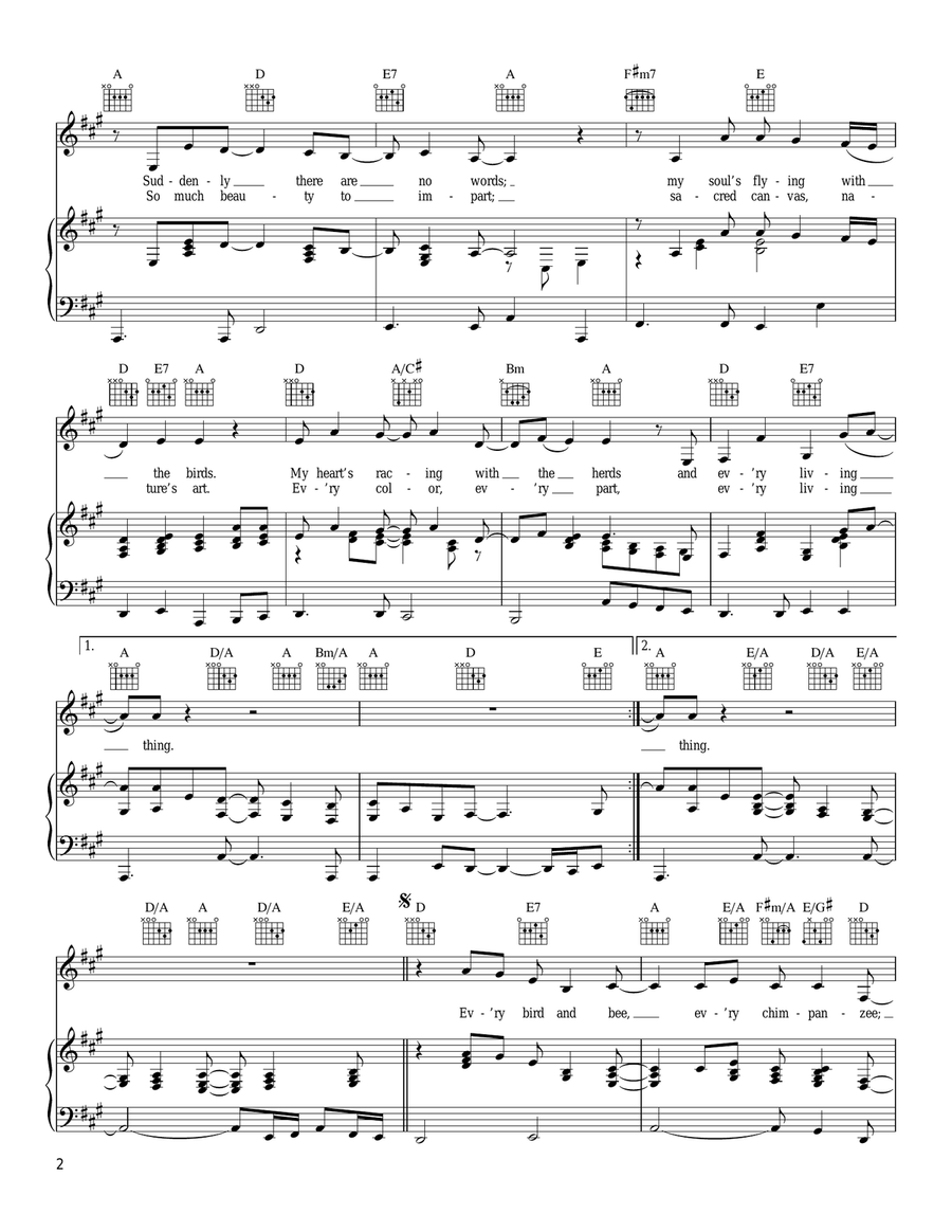 Every Living Thing Acoustic Guitar scores gallery preview page 2