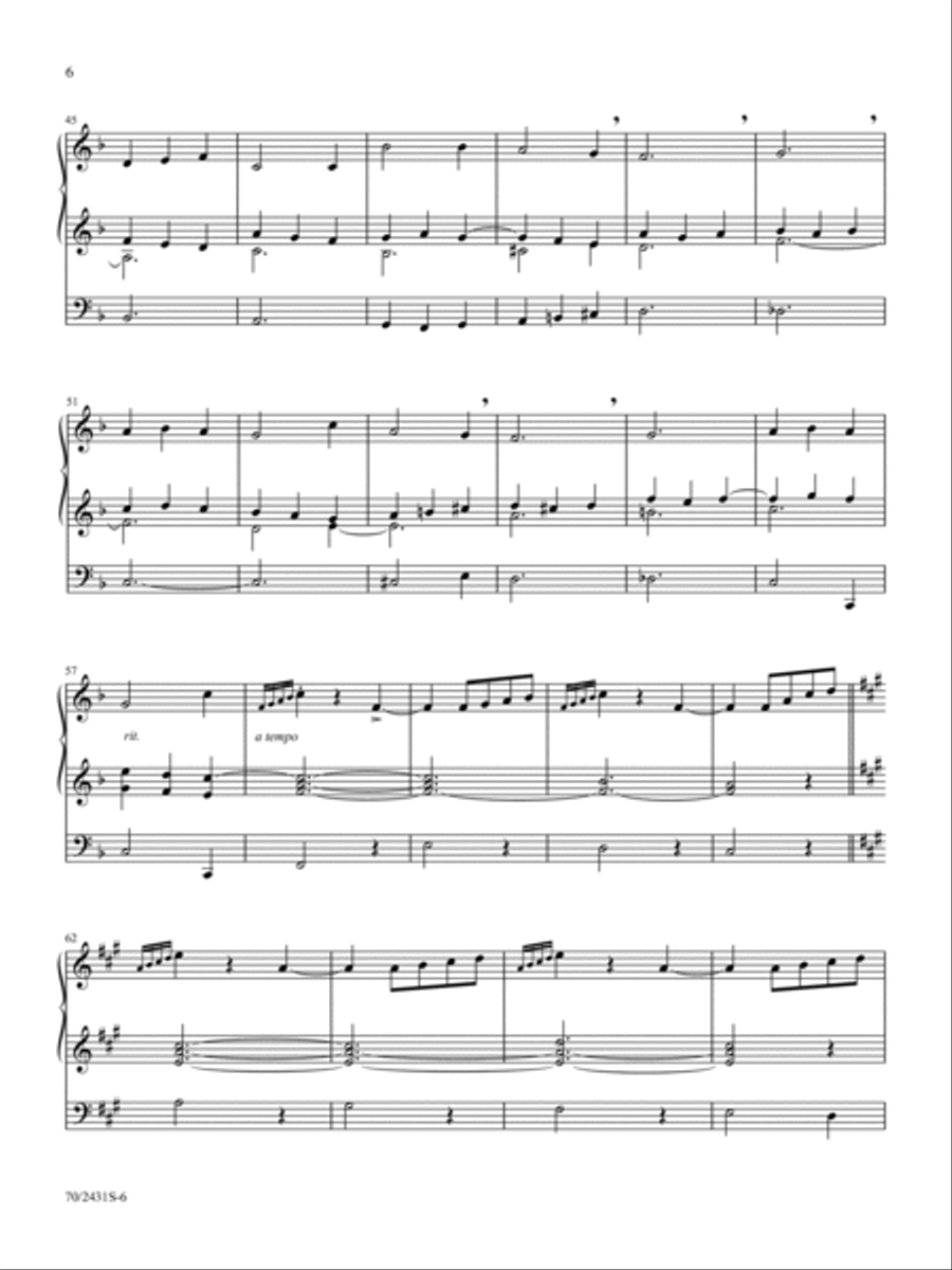 Bring a Torch Organ scores gallery preview page 6