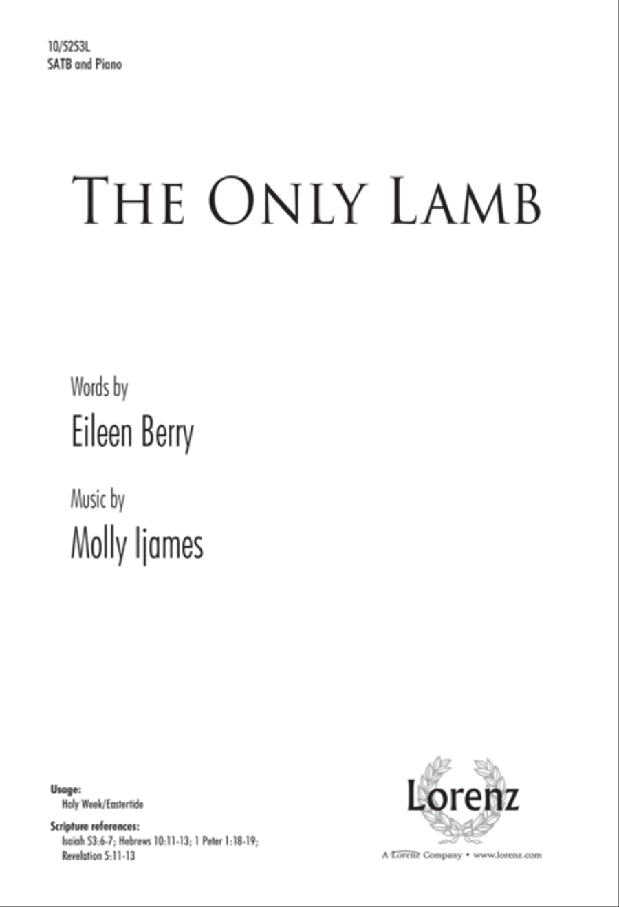 The Only Lamb 4-Part scores gallery preview page 1