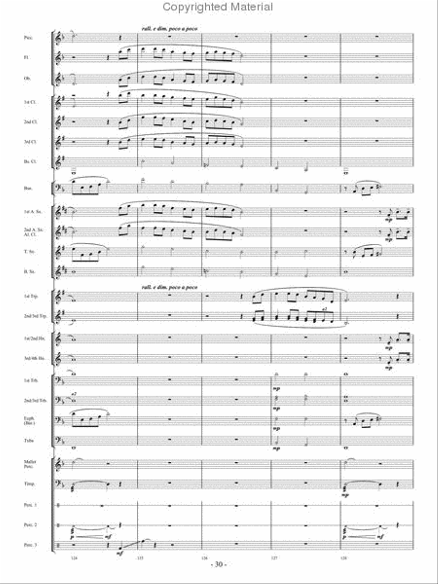 When The Tears Fell Concert Band scores gallery preview page 29
