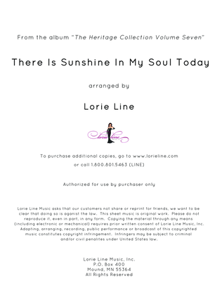 Book cover for There Is Sunshine In My Soul Today
