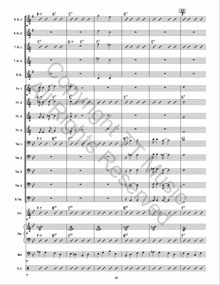 Airport Blues Airport Blues Jazz Ensemble scores gallery preview page 11