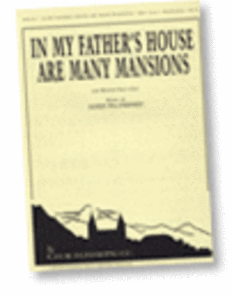 In My Father's House are Many Mansions - Vocal Solo Voice Solo scores gallery preview page 1