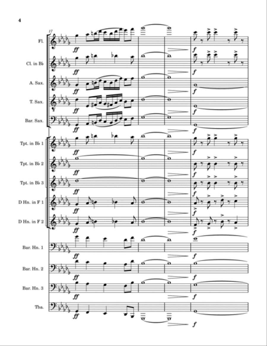 That Darn Mosquito Concert Band scores gallery preview page 4