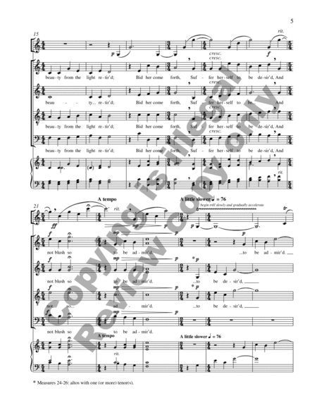 How Sweet and Fair (Choral Score) image number null