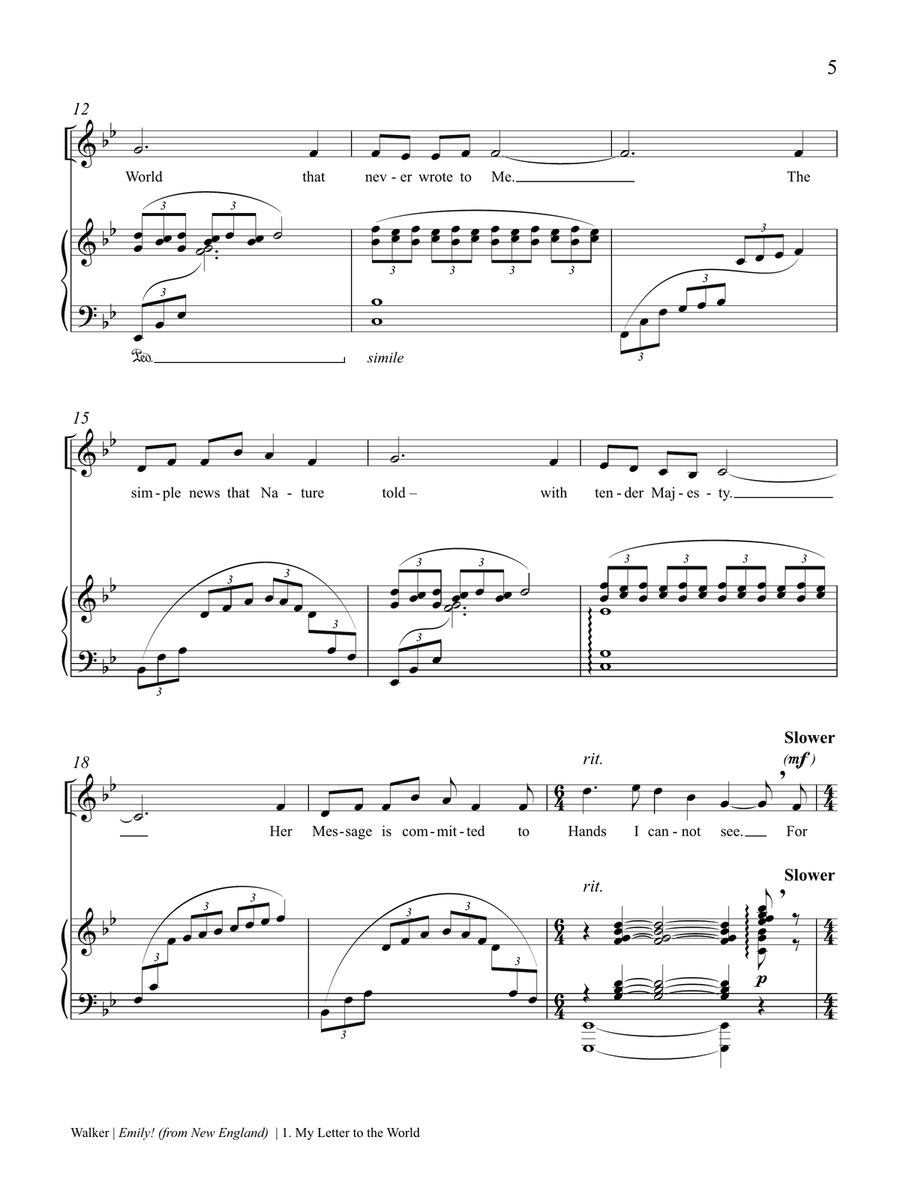 Emily! (from New England) Mezzo-Soprano Voice scores gallery preview page 5